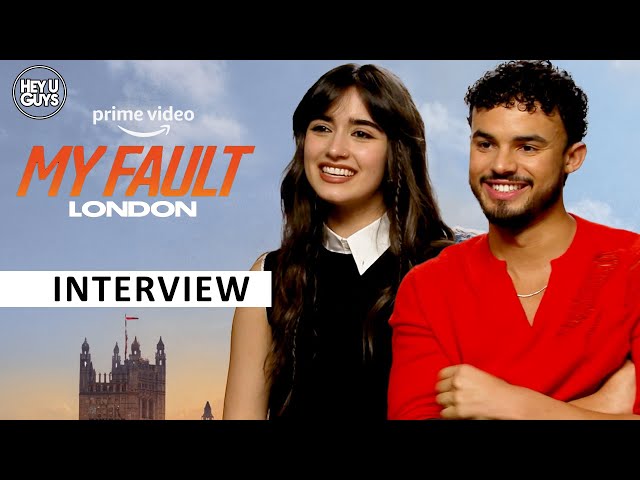 Asha Banks & Matthew Broome | My Fault: London Interview | Romance & Action | Prime Video |