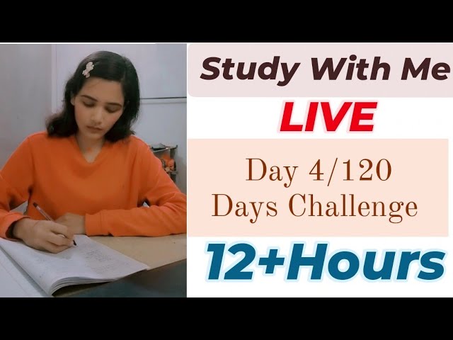 STUDY WITH ME LIVE  | 12+ hours | #pomodoro 60/10 Day 4/120days Challenge #banking #upsc #ssc #po