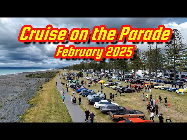 Cruise on the Parade - Classic Cars in Napier, NZ Feb 2025