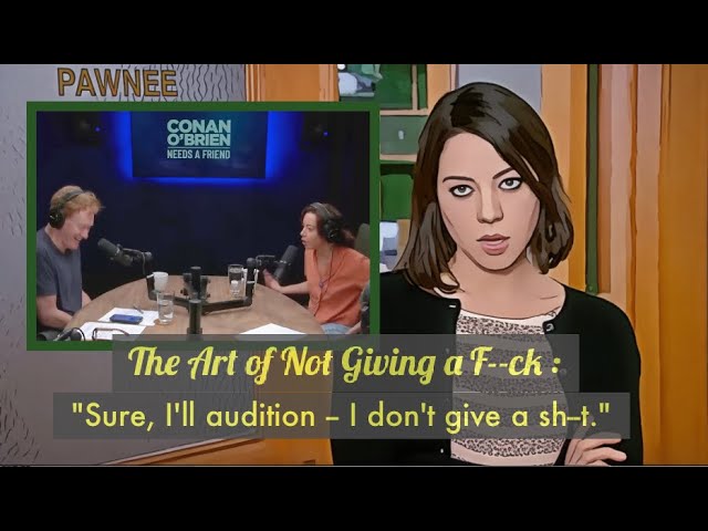 Aubrey Plaza details the epically awkward Parks and Rec audition that launched her career.