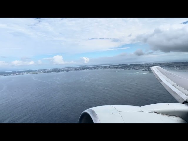 機上の空気の流れと風景