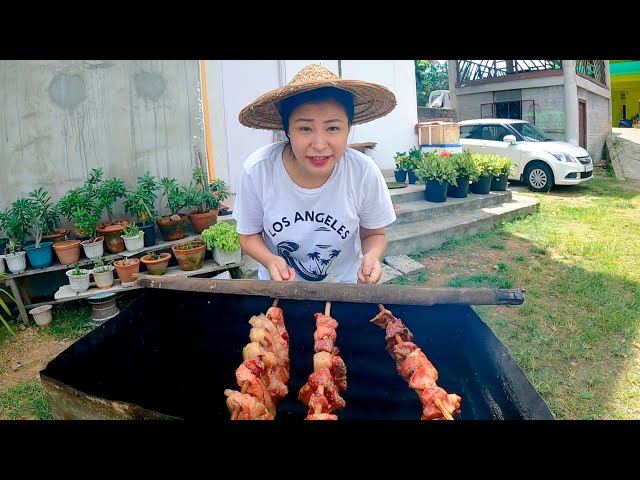 Smoking Pork Outdoor |Weekend Vlog| Naga Nuna Vlogs| Dimapur, Nagaland|