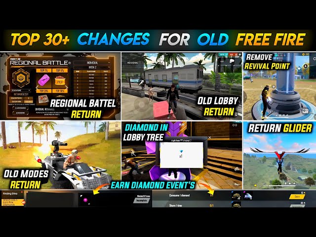 Top 30+ Changes For Old Free fire after Ob39 Update 🥳🤩 | Free Fire New update | Ff New update