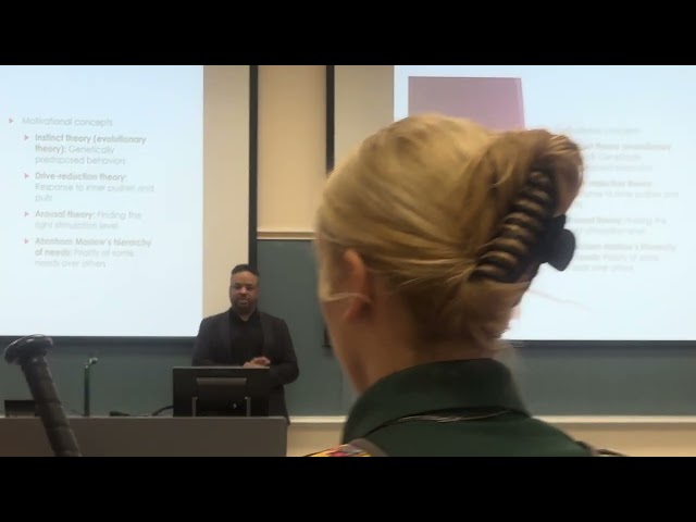 MOTIVATION & EMOTIONS LECTURE WITH DR. ROSS