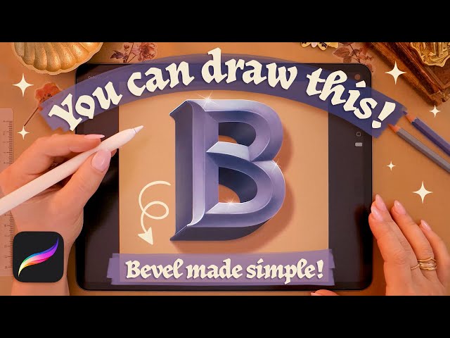 How to make your letters pop with a bevel effect! ✍🏽💡