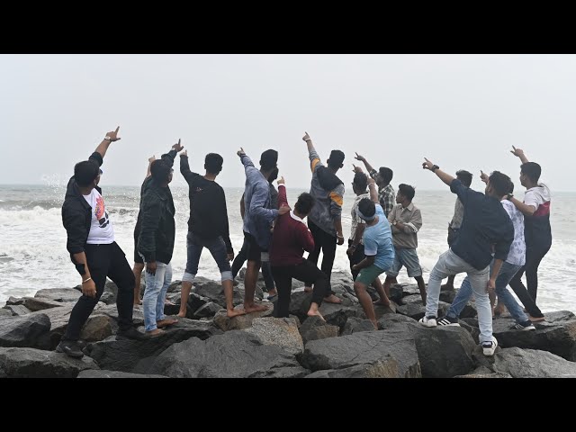 Day - 4 || Chennai Blue Flag Beach 🏖️ and Mahabalipuram Sour Temple #minivlog #travel #beach