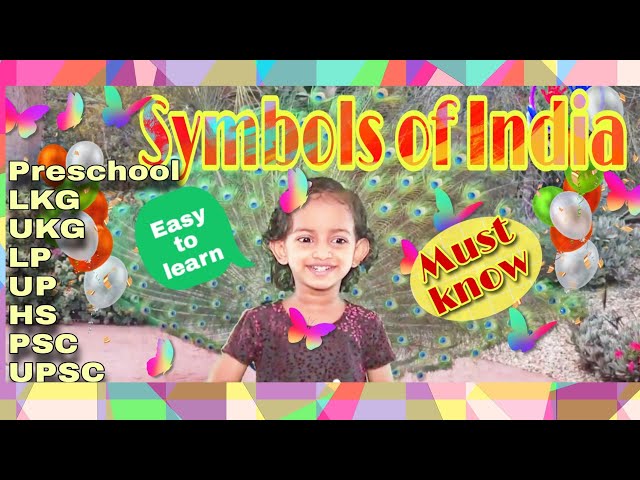 National symbols of India | With 3 years old kid | Independence day quiz for Kids | Haiza's World