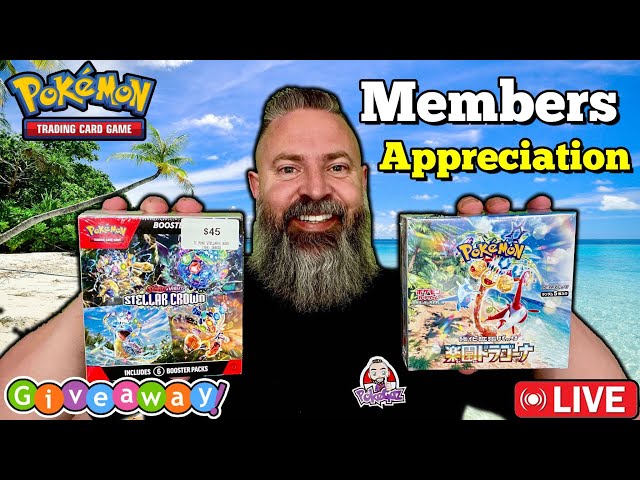 GiveAway!!! Members Monthly Appreciation Stream!!! Still chasing the Greninja!!!