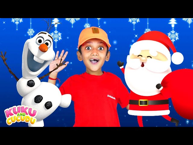 S-A-N-T-A and O-L-A-F | Xmas Kids songs & nursery rhymes - Kuku & Cucudu