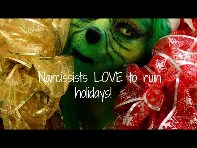 NARCISSISTS ALWAYS FIND A WAY TO RUIN HOLIDAYS!  NEVER ALLOW THIS BEHAVIOR AGAIN!