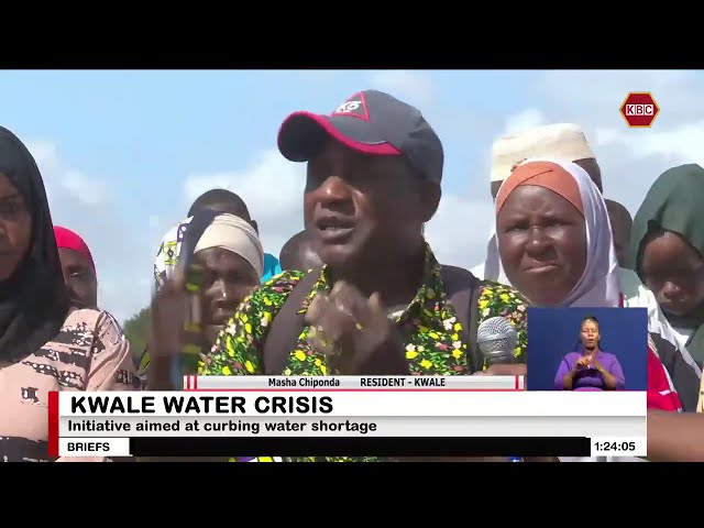 Kwale water crisis : County launches a project to excavate and renovate dams