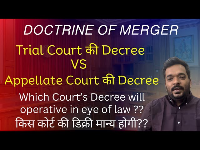 Doctrine of merger in Code of Civil Procedure, cpc@SAMATVALEGAL