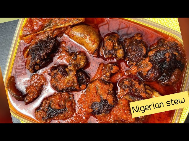 Yummy and Tasty Nigerian Stew