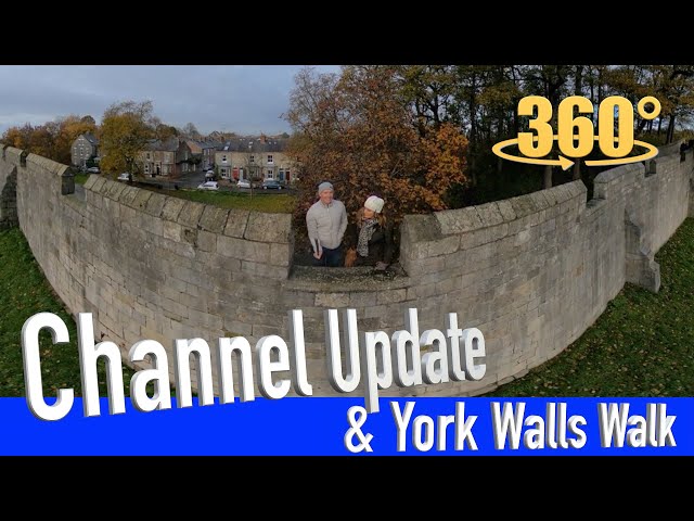 360 VR tour of York Walls and Minster