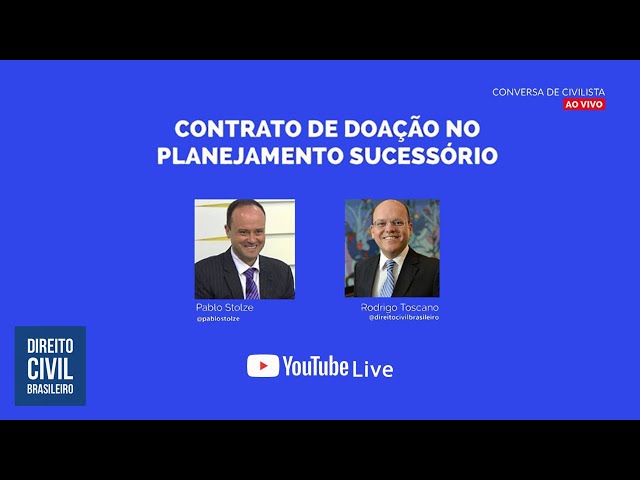 CONTRATO DE DOAÇÃO NO PLANEJAMENTO SUCESSÓRIO