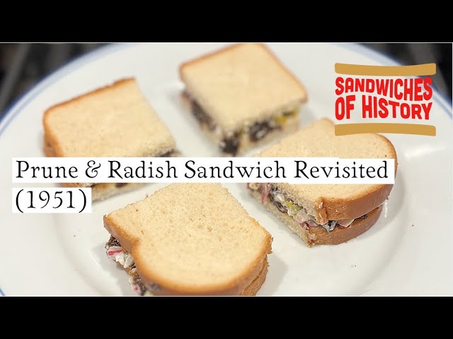 Prune and Radish Sandwich Revisited (1951) on Sandwiches of History⁣