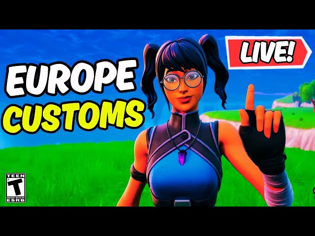 🔴LIVE | CUSTOMS WITH VIEWERS | EU CUSTOM MATCHMAKING GAMES | (FORTNITE CHAPTER 6)