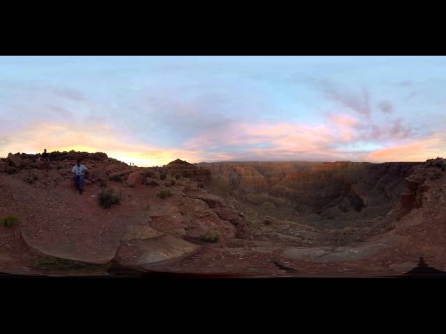 Grand Canyon West Rim - Sunset in 360