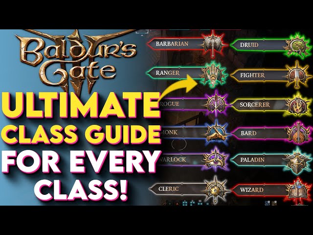 Ultimate GUIDE To EVERY CLASS In Baldurs Gate 3 - Baldur's Gate 3 Class Guides (Supercut)