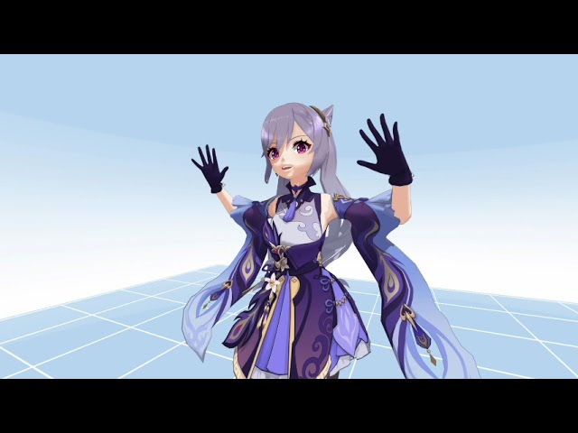 【VR180】ビビデバ by 刻晴2【原神 MMD 8K】 M injected