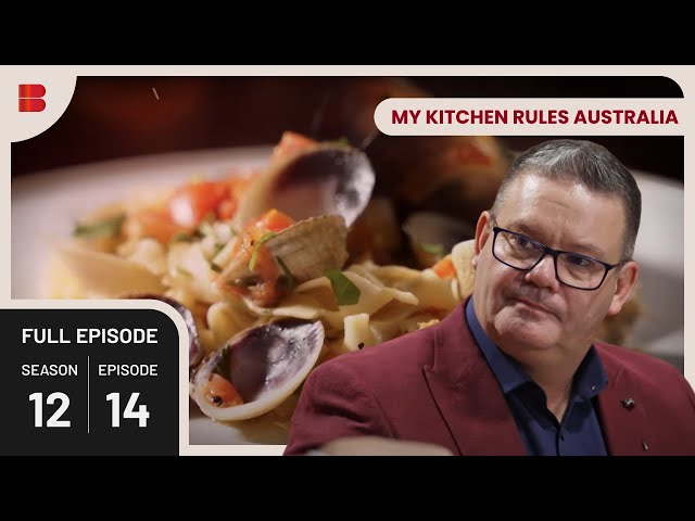 Tricky Seafood Pasta Challenge - My Kitchen Rules Australia - Cooking Show