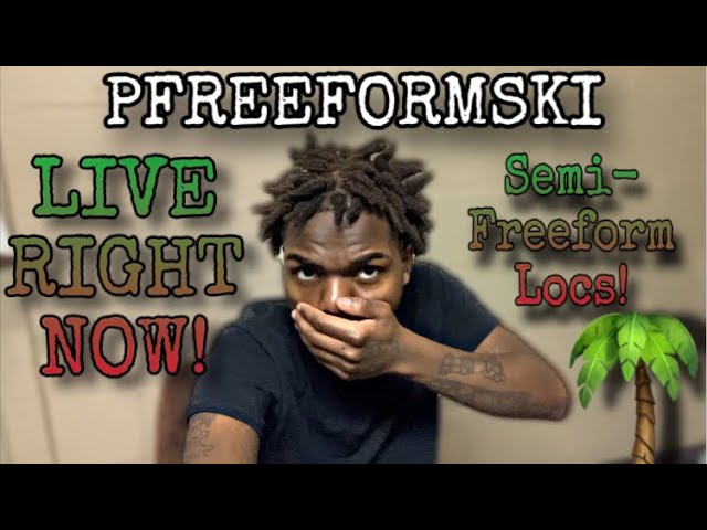 SEMI-FREEFORM LOCS INSPIRATION!🌴❄️ (ROAD TO 400 SUBS!)