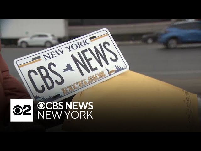 Police across New York state issue a warning about using vanity license plates