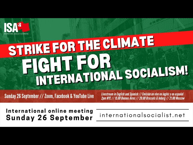 Virtual Climate Rally - Fight for International Socialism!