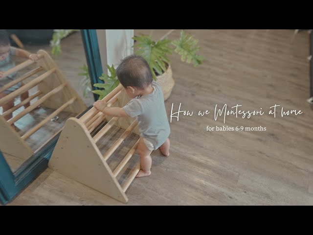 Montessori Activities for babies 6-9 month olds | DIY baby toys