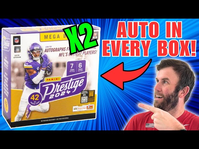 SURPRISE AUTO PULL! 2024 Prestige Football Mega Box