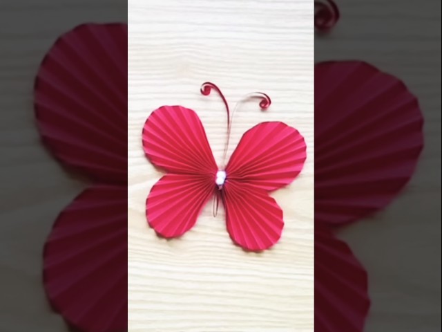 Paper diy #butterfly #diy #reels #papercraft #craft #ideas #funnyart #video #short #youtubeshorts