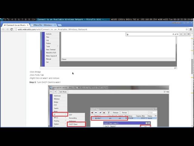 Mikrotik as a Wireless client