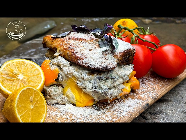 👌The best CHEESY CHICKEN BREASTS recipe with high protein creamy mushroom sauce  🔥 |  ASMR cooking 🧏