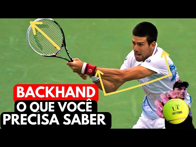 O Treino Mais IMPORTANTE para você DOMINAR o BACKHAND de DUAS MÃOS!