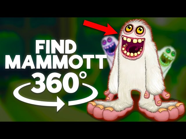 Find Hidden Mammott in 360°/VR! My Singing Monsters!