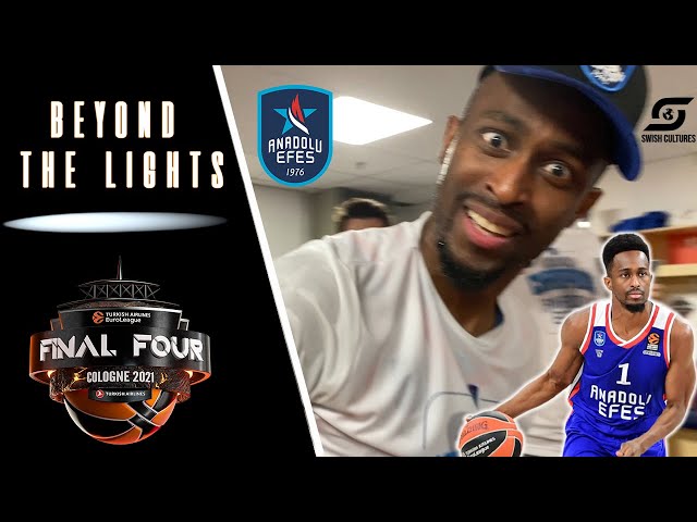 Anadolu Efes locker room celebration after winning EuroLeague Championship - Beyond the Lights