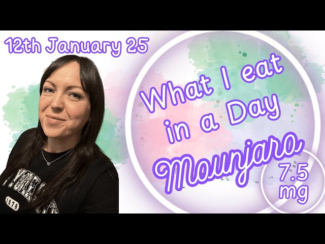 MOUNJARO UK | WHAT I EAT IN A DAY | Sunday January 12th 2025