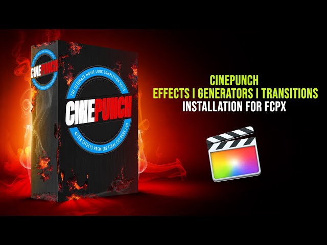 How to install Effects, Generators, Transitions into Final Cut Pro X and Motion