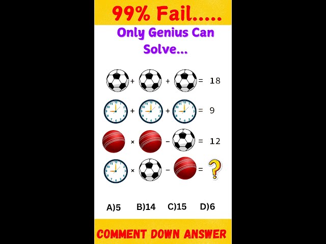 Only Genius Can Solve this Puzzle #maths  #mathstricks #shorts #trending #puzzle