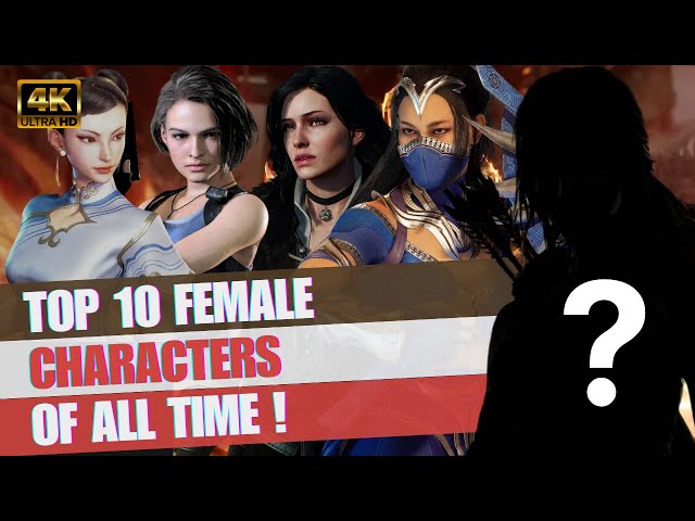 Top 10 Female Characters of All Time in Gaming! Mortal Kombat Resident Evil Final Fantasy