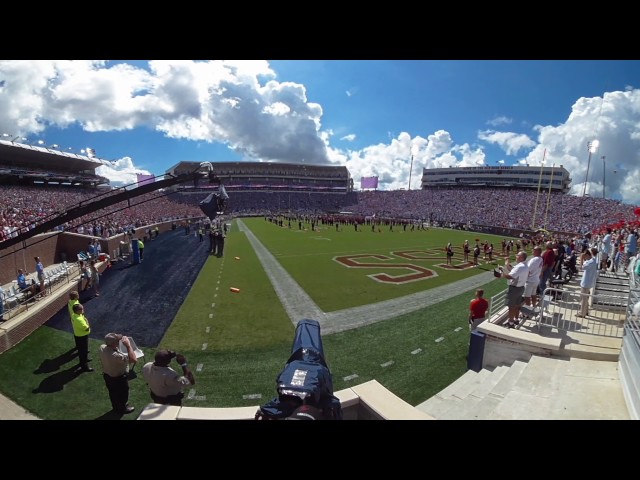 Ole Miss Football - 360 National Anthem Flyover