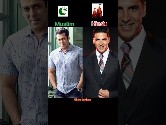 Bollywood ke hindu muslim actor s #hindu #muslim #shortfeed #trendingshorts