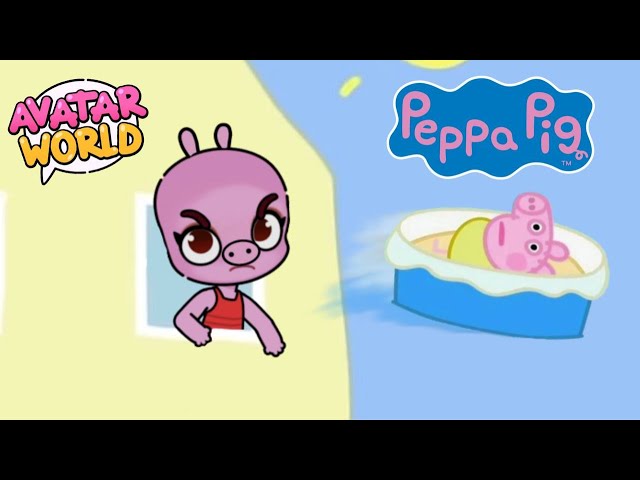 😱 PEPPA PIG IS TIRED OF BABY ALEX 🐷 AVATAR WORLD 24/7 ❤️