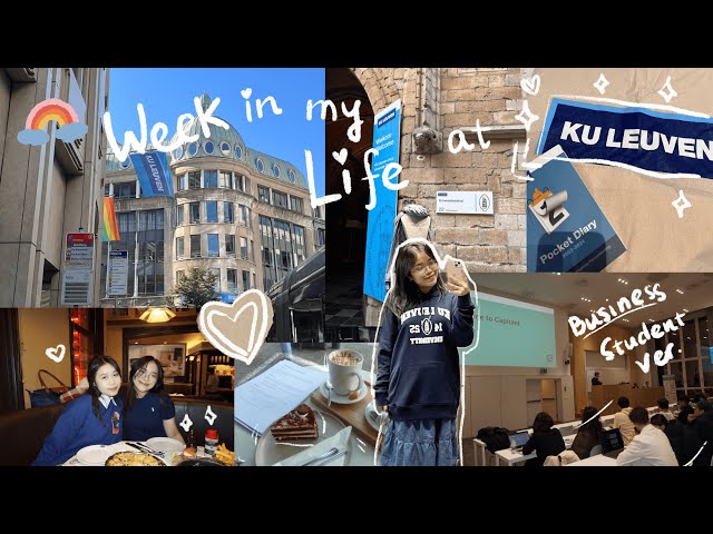 KU Leuven: week in my life as a Business Administration student 🇧🇪🍫📚🎄