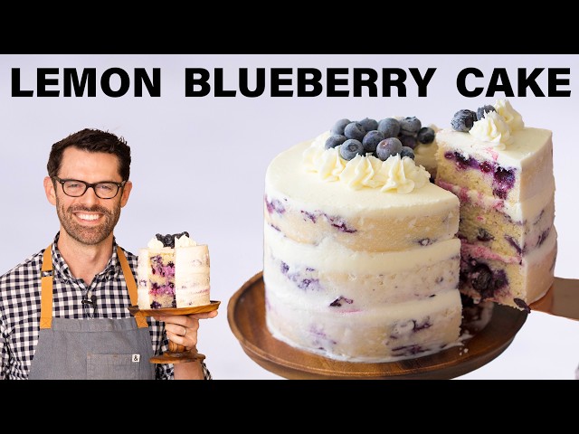 Easy Lemon Blueberry Cake Recipe