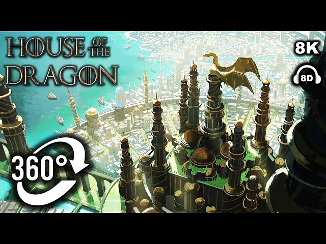 Fly Over the Old Valyria | House of the Dragon & GOT Series | 360 VR Video | 8K Ambisonics