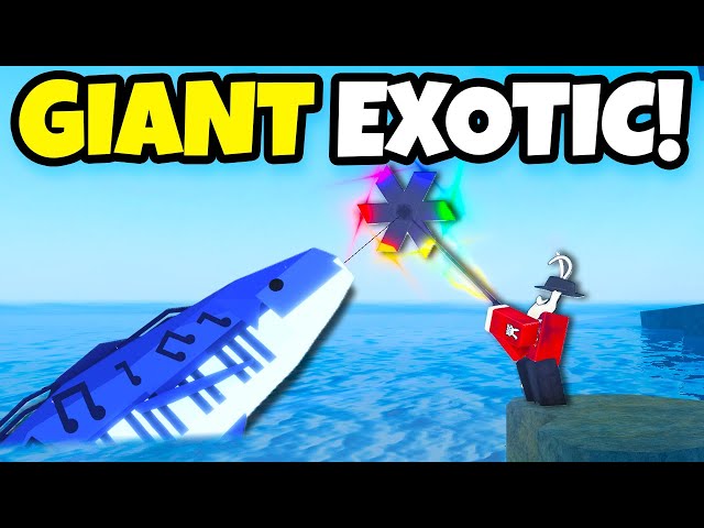 I CAUGHT The NEW SSG SECRET EXOTIC In FISCH Roblox!