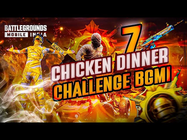 7 Chicken Dinners Achievement in BGMI! Mythic Mihir's Winning Spree! 🚀