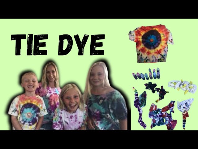 Tie Dye Tutorial