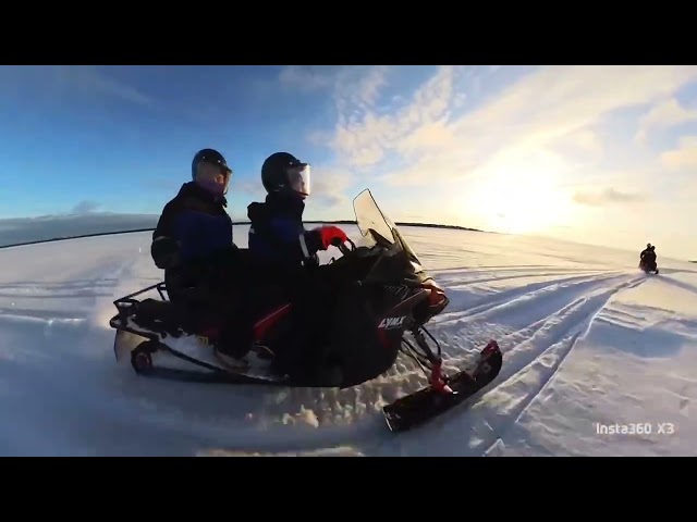 20250126北極極光遊之水上摩托車，蔡團友提供